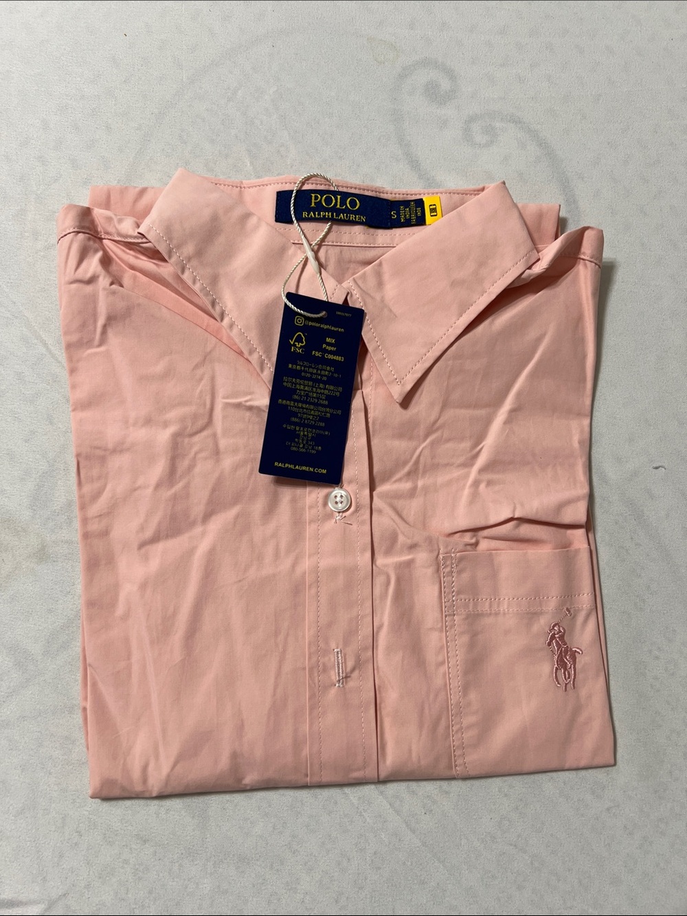 Polo by Ralph Lauren Women’s Pink Button-Down Shirt
